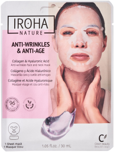 Iroha 100% Cotton Face & Neck Mask Anti-Age