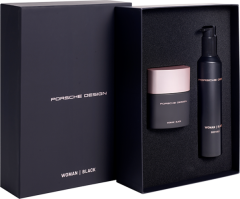 Porsche Design Woman Black Gift Set = EdP Nat. Spray 50 ml + Body Lotion 200 ml