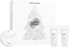 Issey Miyake A Drop d'Issey Set = EdP Nat. Spray 50 ml + 2 x Body Lotion 50ml