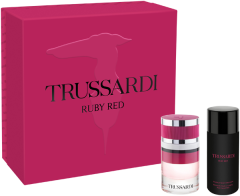 Trussardi Ruby Red Set = EdP Nat. Spray 60 ml + Stardust Body Emulsion 125 ml