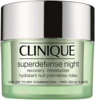 Clinique Superdefense Night Recovery Moisturizer Hauttyp 1+2