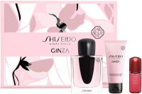 Shiseido Ginza Set = EdP Nat. Spray 50 ml + Body Lotion 50 ml + Ultimune Power Infusing Concentrate 10 ml
