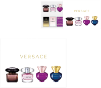 Versace Miniaturen Set = 4 x 5 ml EdT Nat Spray / EdP Nat. Spray