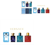 Versace Men Miniature Set = 4x5ml Eau Fraiche + Dylan Blue + Eros EdT + Eros Flame